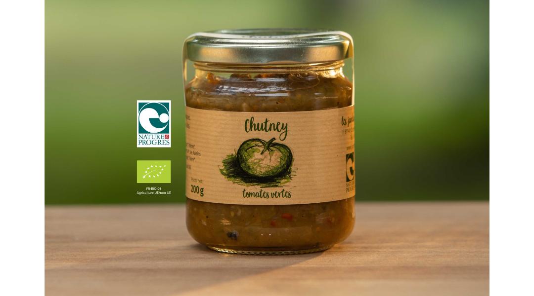 Chutney tomates vertes