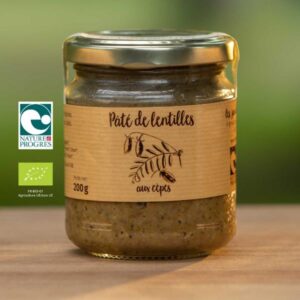 Pâté de lentilles aux cèpes